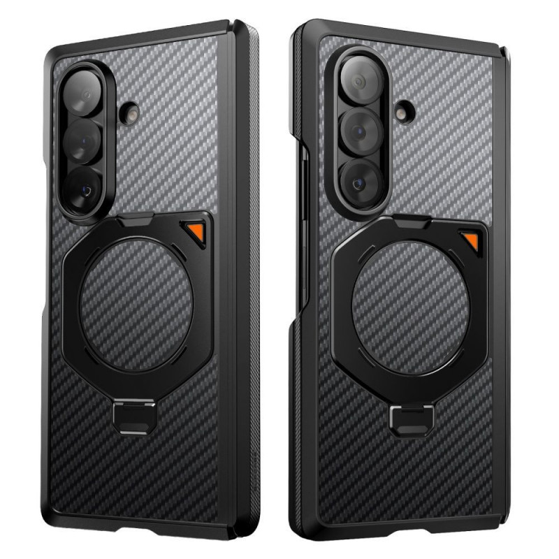 Supcase UB Aero MagSafe ümbris Samsung Galaxy Z Fold 8 Ultra jaoks karastatud klaasi ja privaatsusklaasiga, Aramid Black