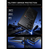 Supcase UB Aero MagSafe ümbris Samsung Galaxy Z Fold 8 Ultra jaoks karastatud klaasi ja privaatsusklaasiga, Aramid Black