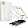 Tech-Protect Quick Set+ karastatud klaasist ekraanikaitse Apple iPhone 16 Pro jaoks, must (2 tk)