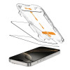 Tech-Protect Quick Set+ karastatud klaasist ekraanikaitse Apple iPhone 16 Pro jaoks, must (2 tk)
