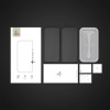 Tech-Protect Quick Set+ karastatud klaasist ekraanikaitse Apple iPhone 16 Pro jaoks, must (2 tk)
