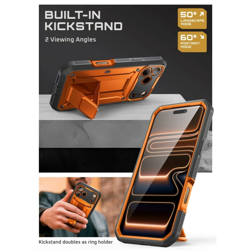 Supcase Unicorn Beetle Pro kaitseümbris Apple iPhone 17 Pro Max-le, korall