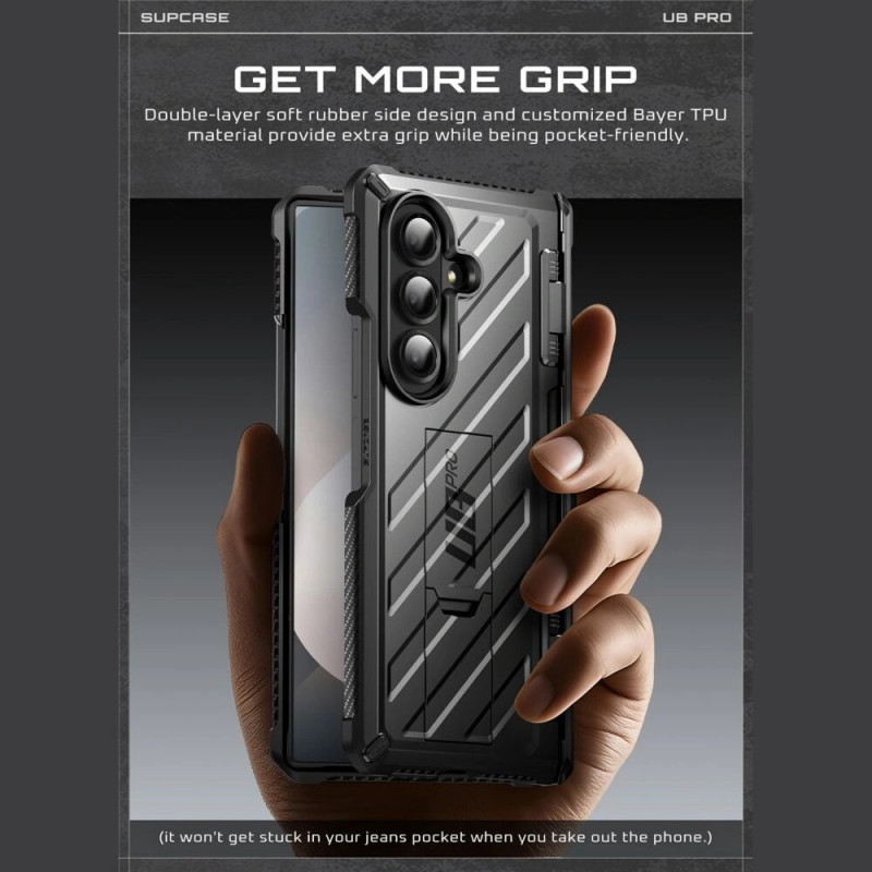 Supcase Unicorn Beetle Pro ümbris Samsung Galaxy Z Fold 7 jaoks, must
