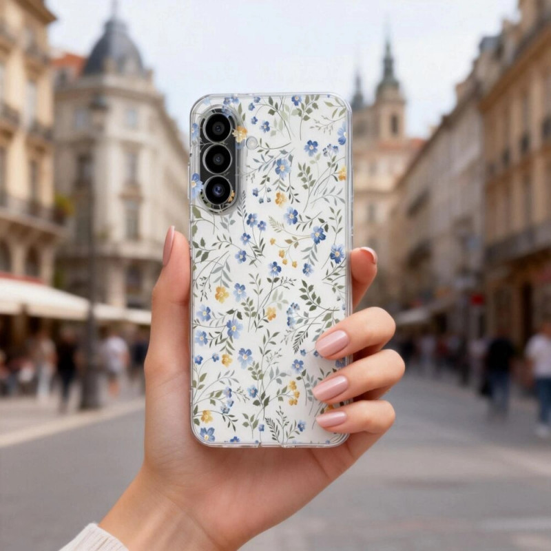 Tech-Protect FlexAir kaitsekate Samsung Galaxy A57 5G jaoks, Spring Flowers