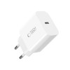 Tech-Protect NC20W 1-port USB-C seinalaadija PD 20W Lightning-kaabliga, valge, 100 cm