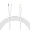 Tech-Protect NC20W 1-port USB-C seinalaadija PD 20W Lightning-kaabliga, valge, 100 cm