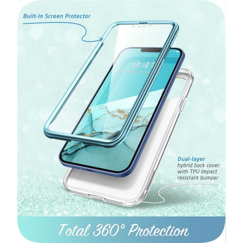 Supcase Cosmo kaitseümbris Apple iPhone 14 Plus / 15 Plus jaoks, Ocean Blue
