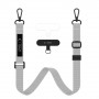 Tech-Protect C6S Rope Crossbody Crayon Grey telefonirihma komplekt