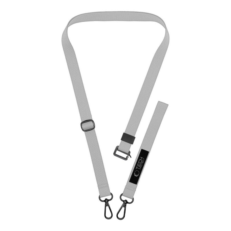 Tech-Protect C6S Rope Crossbody Crayon Grey telefonirihma komplekt