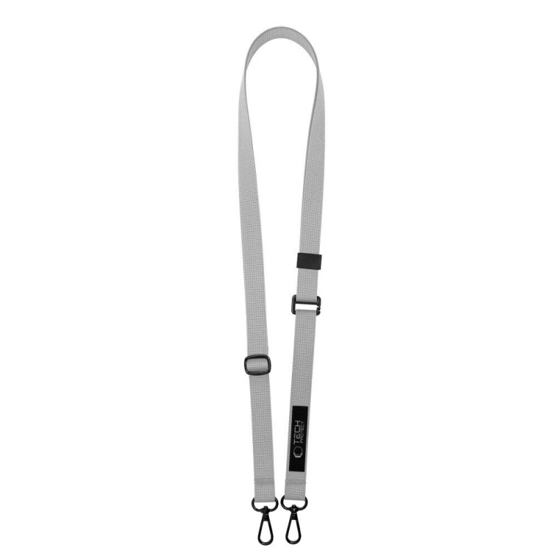 Tech-Protect C6S Rope Crossbody Crayon Grey telefonirihma komplekt