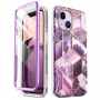 Supcase Cosmo ümbris Apple iPhone 14 Plus / 15 Plus jaoks, Marble Purple