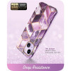 Supcase Cosmo ümbris Apple iPhone 14 Plus / 15 Plus jaoks, Marble Purple