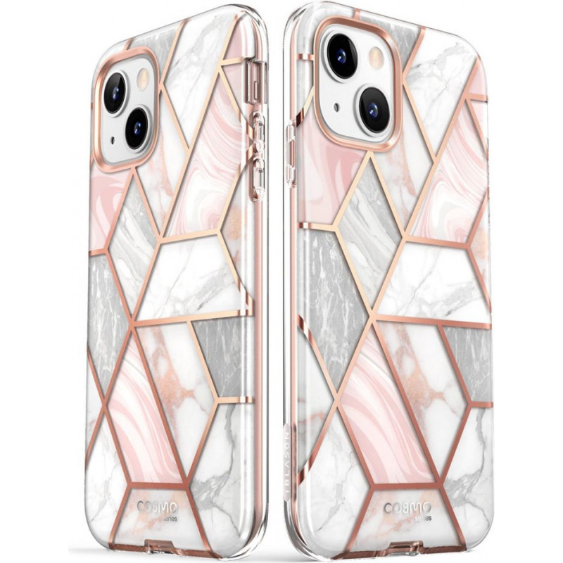 Supcase Cosmo kaitsekate Apple iPhone 14 Plus / 15 Plus, Pink Marble