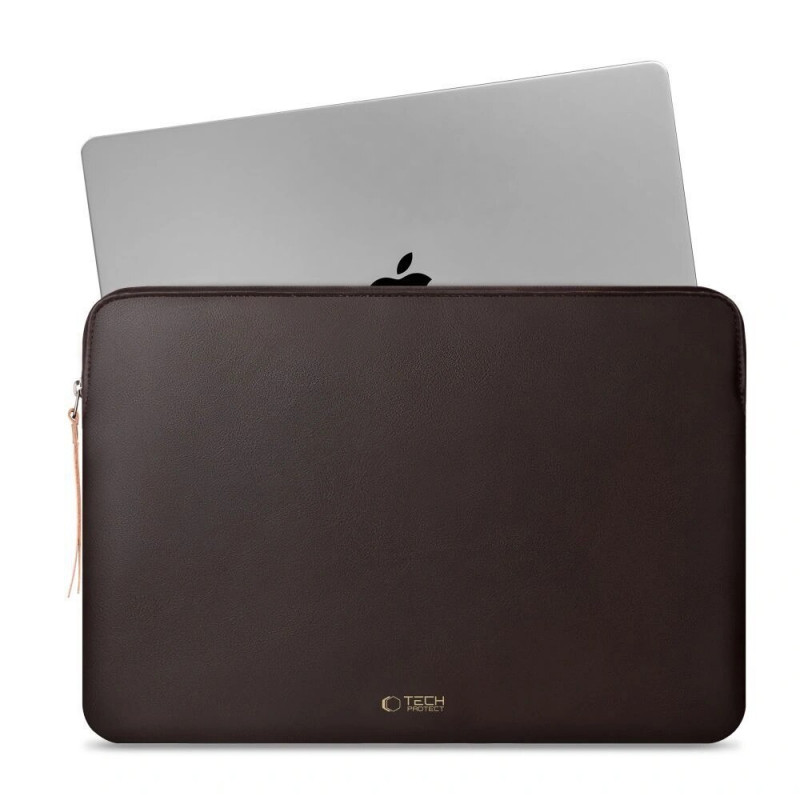 Tech-Protect Fleece sülearvuti ümbris 13-14", Chocolate (pruun)
