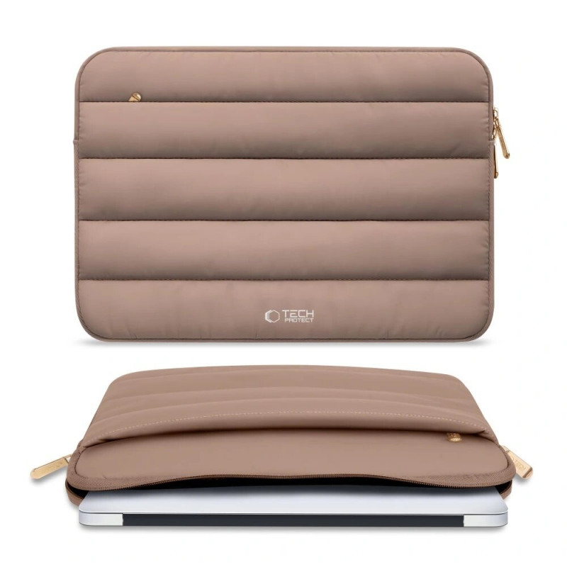 Tech-Protect Fluffy sülearvuti kott 13-14", pähkel (pruun)