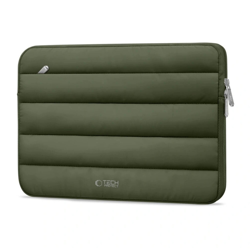 Tech-Protect Fluffy sülearvuti kott 13-14", Army Green