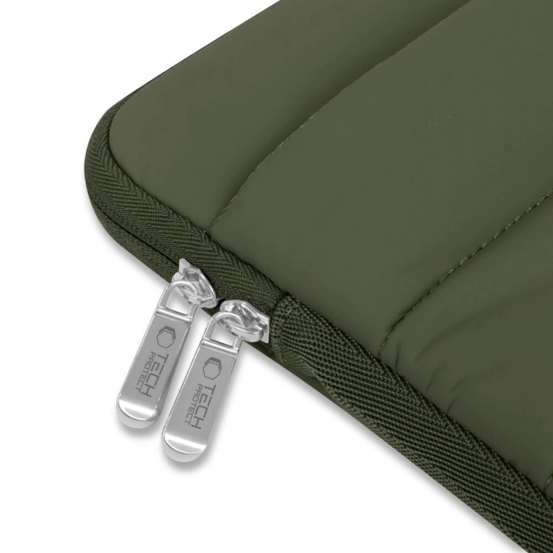 Tech-Protect Fluffy sülearvuti kott 13-14", Army Green