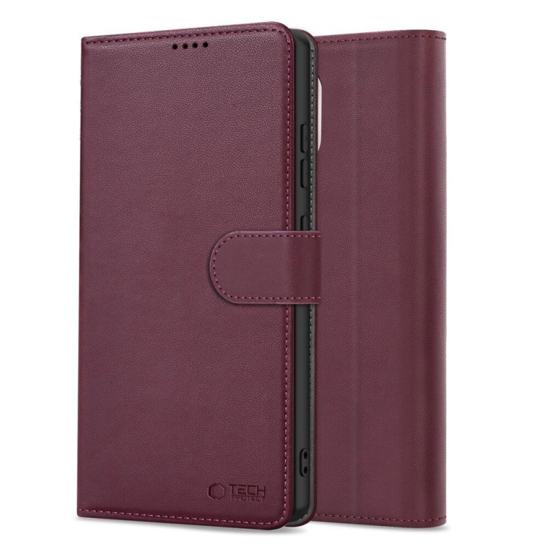 Tech-Protect rahakotikorpuse ümbris Samsung Galaxy A36 / A56 / A37 5G jaoks, burgundy