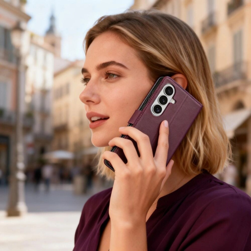 Tech-Protect rahakotikorpuse ümbris Samsung Galaxy A36 / A56 / A37 5G jaoks, burgundy