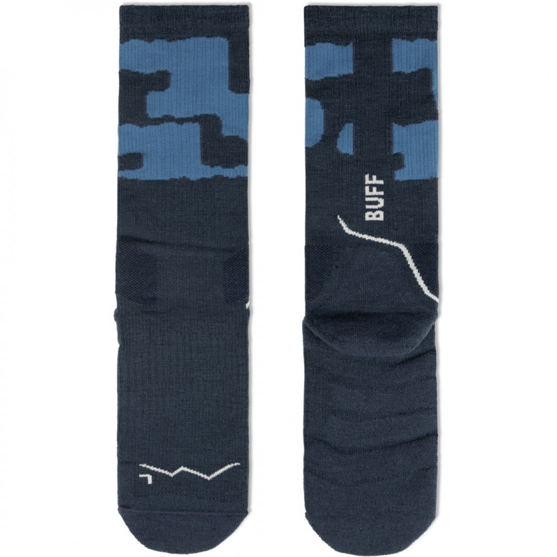 Buff Merino MW Crew Sokid MWC2, Night Blue, L