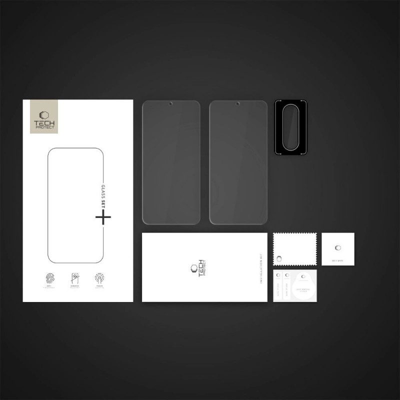 Tech-Protect Glass Set+ karastatud klaas Samsung Galaxy A36 / A56 5G jaoks, läbipaistev