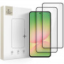 Tech-Protect Glass Fit+ karastatud klaas Samsung Galaxy A36 / A56 / S24 FE 5G jaoks (2 tk), must
