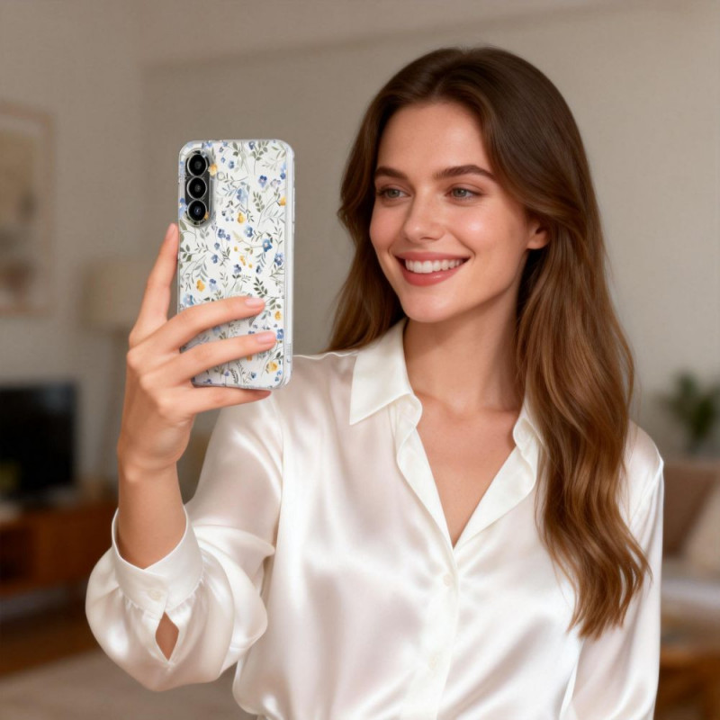 Tech-Protect FlexAir kaitsekate Samsung Galaxy A27 5G jaoks, Spring Flowers