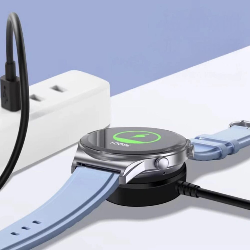 Tech-Protect MC03 UltraBoost magnetiline laadimiskaabel USB-C 100 cm Samsung Galaxy Watchile, must