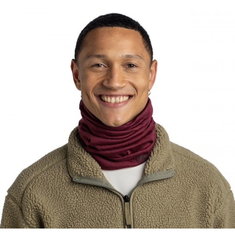 Buff Merino Midweight mitmeotstarbeline sall, Melange Tibetan Red