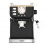 Taurus Onyx Moka 1050 W 20 baari puitkolvi stiilis espressomasin, puit/must/hõbedane