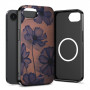 Tech-Protect Lamano MagSafe kaitsekott Apple iPhone 16e / 17e jaoks, pruun ja lilla (Velvet Night)