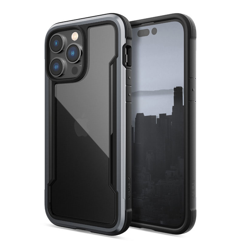 X-Doria Raptic Shield kaitsekott Apple iPhone 14 Pro Max-le, must