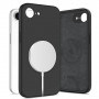 Tech-Protect silikoonist MagSafe ümbris Apple iPhone 16e / 17e jaoks, must
