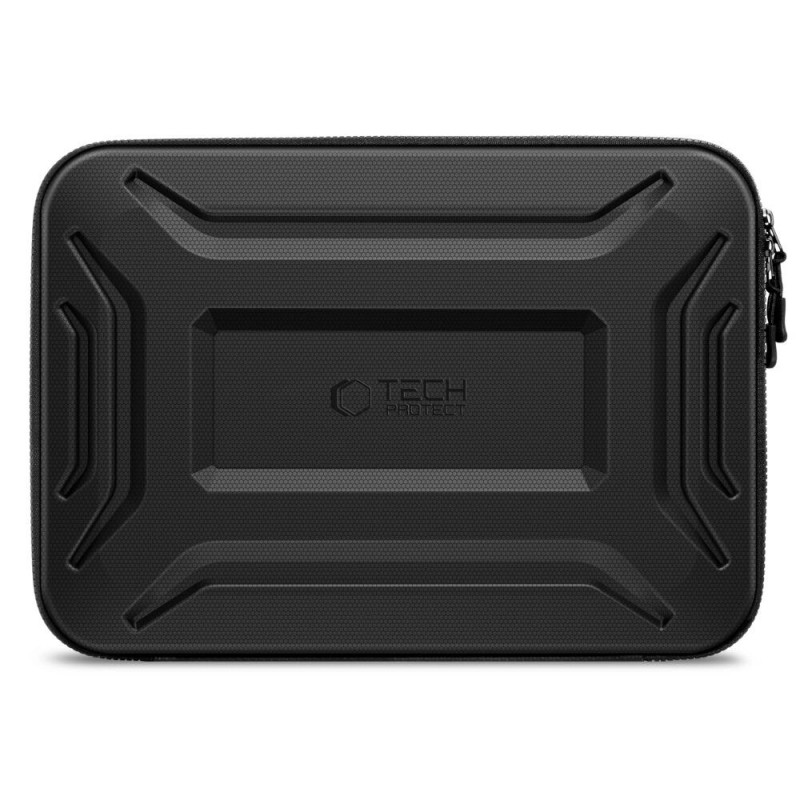 Tech-Protect Kevlar Pro sülearvutikott 15-16", must