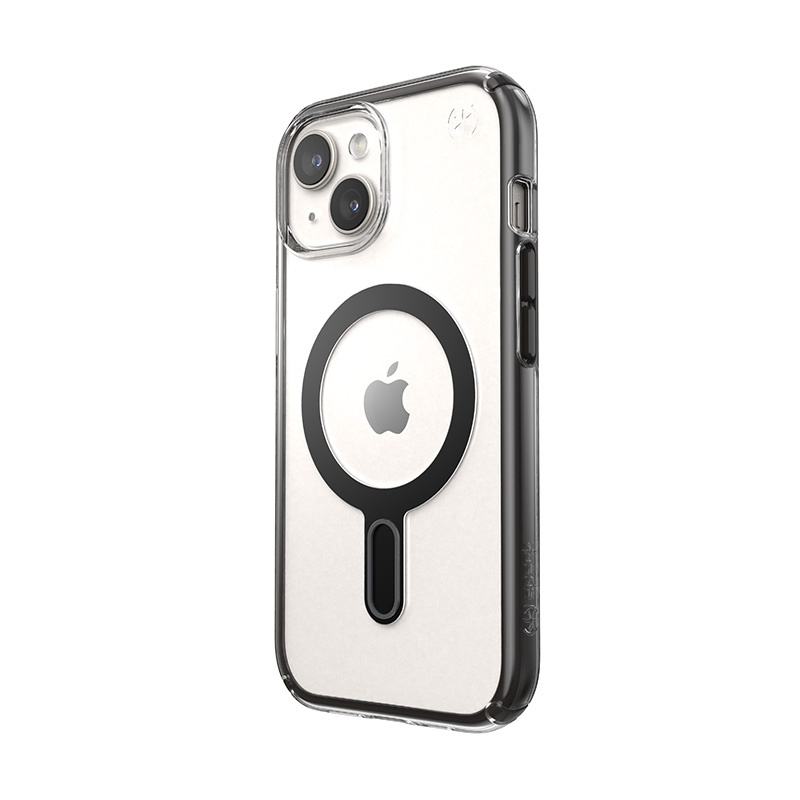 Speck Presidio Perfect-Clear ClickLock & MagSafe SPK526 ümbris Apple iPhone 15 / 14 / 13 jaoks, läbipaistev / jäätunud must / kiltkivihall