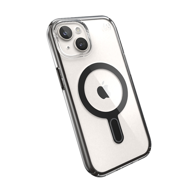Speck Presidio Perfect-Clear ClickLock & MagSafe SPK526 ümbris Apple iPhone 15 / 14 / 13 jaoks, läbipaistev / jäätunud must / kiltkivihall