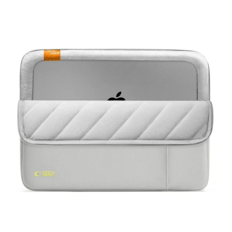 Tech-Protect Defender sülearvutikott 15-16", Crayon Grey