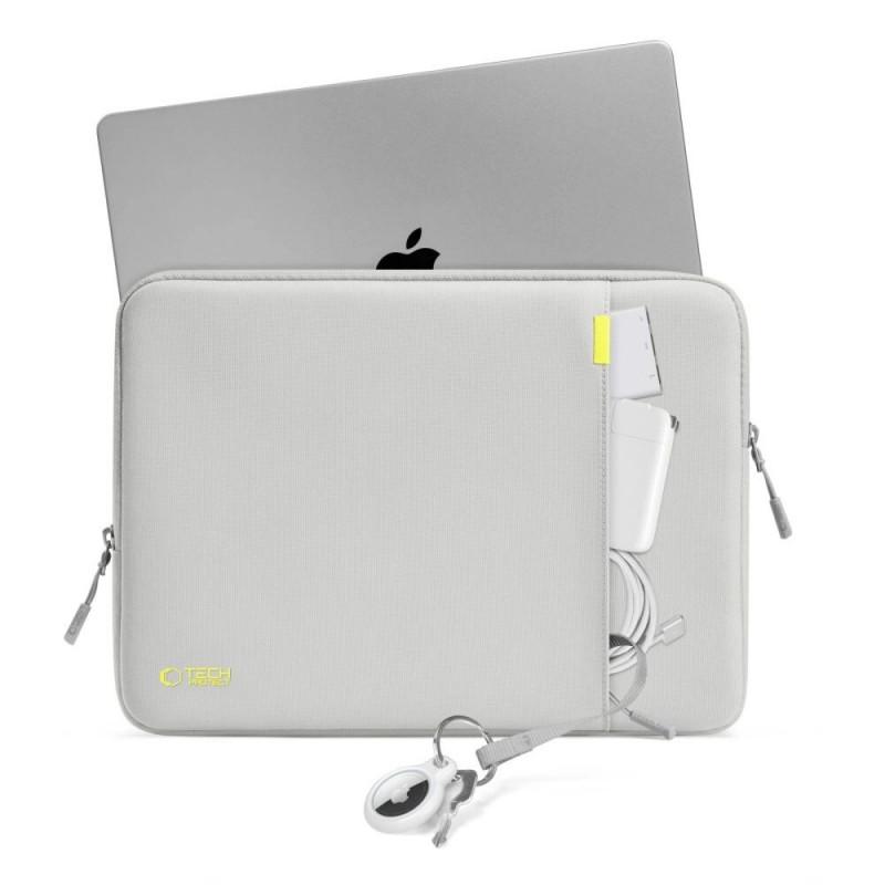 Tech-Protect Defender sülearvutikott 15-16", Crayon Grey