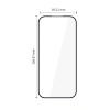 Tech-Protect Glass Fit+ karastatud klaas Google Pixel 9a / 10a jaoks (2 tk), must