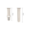 Tech-Protect silikoonist kellarihm Apple Watch 8 / 9 / 10 / 11 / 12 / SE / Ultra jaoks, 44/45/46/49 mm, Starlight