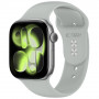 Tech-Protect silikoonist rihm Apple Watch 8 / 9 / 10 / 11 / 12 / SE / Ultra 44/45/46/49 mm jaoks, Lunar Grey