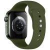 Tech-Protect silikoonist rihm Apple Watch 8 / 9 / 10 / 11 / 12 / SE / Ultra jaoks, 44/45/46/49 mm, oliivroheline