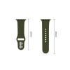 Tech-Protect silikoonist rihm Apple Watch 8 / 9 / 10 / 11 / 12 / SE / Ultra jaoks, 44/45/46/49 mm, oliivroheline