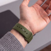 Tech-Protect silikoonist rihm Apple Watch 8 / 9 / 10 / 11 / 12 / SE / Ultra jaoks, 44/45/46/49 mm, oliivroheline