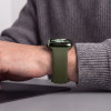 Tech-Protect silikoonist rihm Apple Watch 8 / 9 / 10 / 11 / 12 / SE / Ultra jaoks, 44/45/46/49 mm, oliivroheline