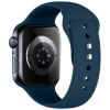 Tech-Protect silikoonist rihm Apple Watch 8 / 9 / 10 / 11 / 12 / SE / Ultra jaoks, 44/45/46/49 mm, Navy Blue