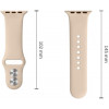 Tech-Protect silikoonist kellarihm Apple Watch 8 / 9 / 10 / 11 / 12 / SE / Ultra 44/45/46/49 mm jaoks, Walnut