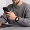 Tech-Protect silikoonist rihm Apple Watch 8 / 9 / 10 / 11 / 12 / SE / Ultra 44/45/46/49 mm jaoks, must
