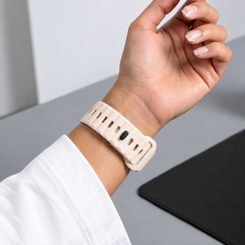 Tech-Protect Silicone Line Apple Watch 8 / 9 / 10 / 11 / 12 / SE / Ultra 44/45/46/49 mm rihm, Stone