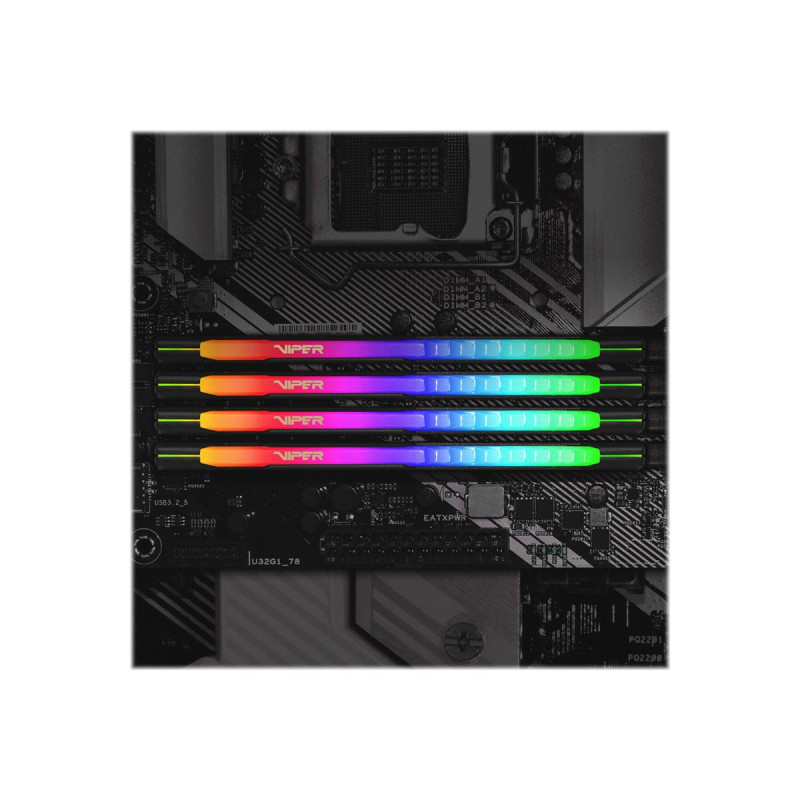 Patriot Extreme Performance Viper Steel RGB DDR4 DIMM 16 GB, DDR4-3200, must